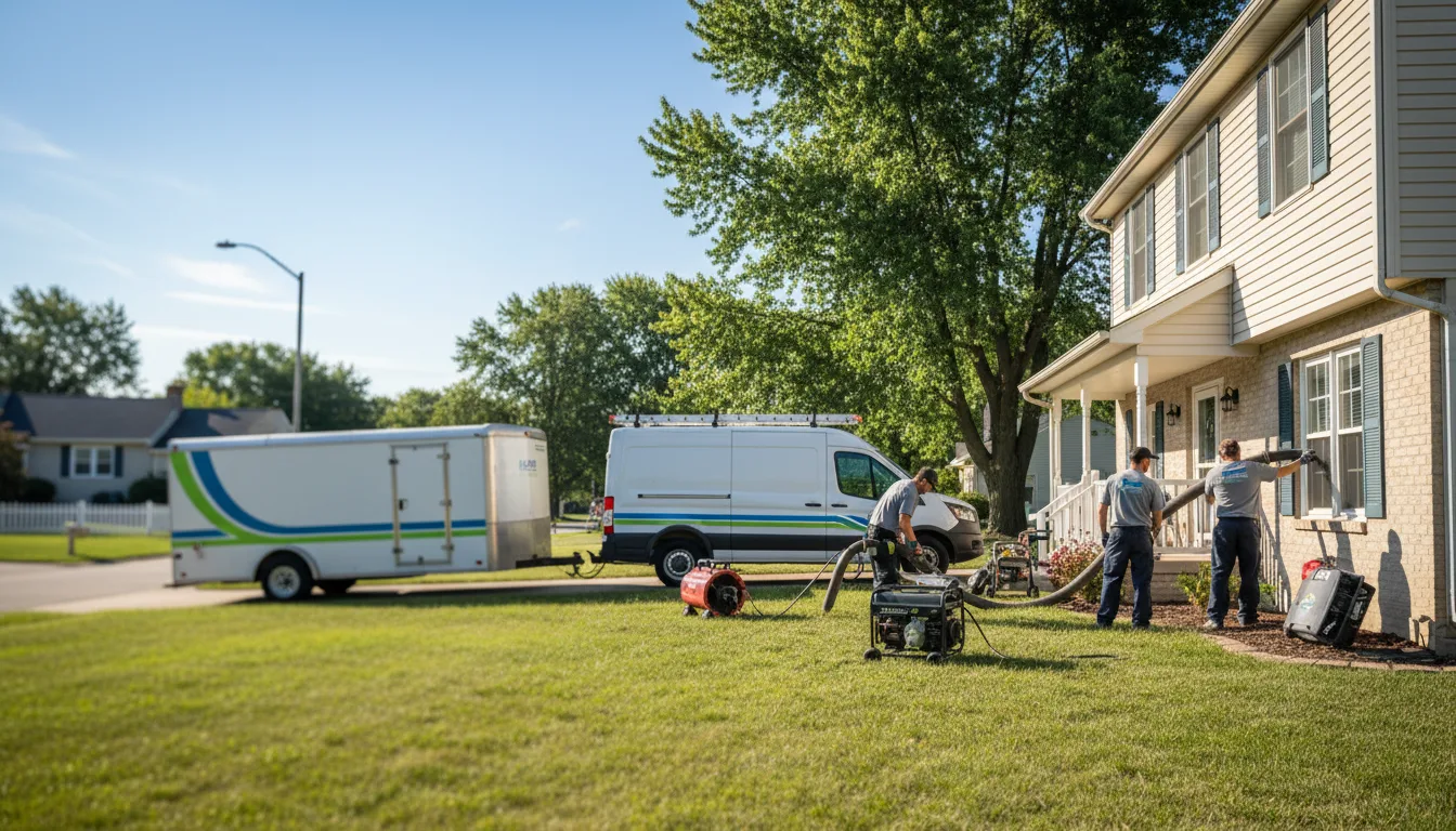 Flooded Basement Restoration And Cleanup With Repair in Strong, AR near me